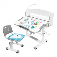 Комплект Evo-kids BD-10 Парта Стул Grey