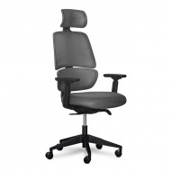Кресло Mealux Leo Air Plus Dark Grey