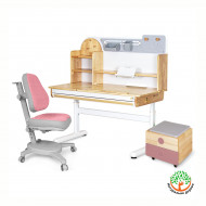 Комплект Mealux Timberdesk L Парта Тумба Кресло 110 DPG-PN