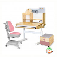 Комплект Mealux L Timberdesk S Парта Тумба Кресло 115 DPG-PN