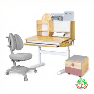 Комплект Mealux L Timberdesk S Парта Тумба Кресло 115 G-PN