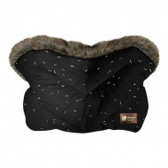 Муфта-рукавицы Kikka boo Luxury Fur Confetti Black