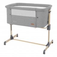 Кроватка приставная Kikka boo Amaris Light Grey