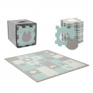 Коврик-пазл Kinderkraft Luno Shapes Mint 30 эл