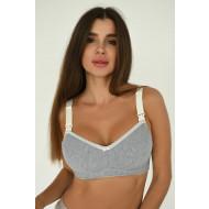 Бюстгалтер для кормления Мамин Дом Grey Melange