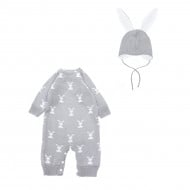 Комплект Mari-knit Комбинезон Шапка Stone Rabbit