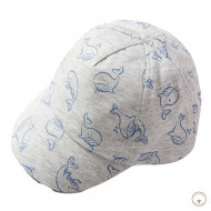 Кепка BluKids Bio Cotton Whale Light Grey Melange