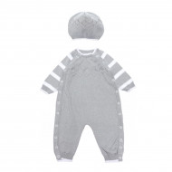 Комплект Mari-knit Комбинезон Шапка Little Prince gray, р. 62