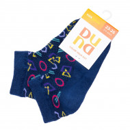 Носки Duna Geometry Dark Blue