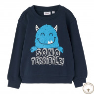 Cвитшот BluKids Better Cotton Monster blue