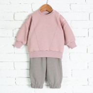 Комплект утепленный Flamingo Джемпер Брюки 107-341 Pink Beige