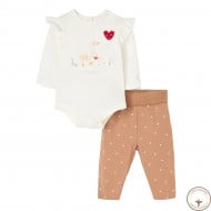 Комплект BluKids Bio Cotton Боди штаны 6238077