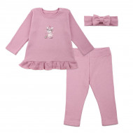 Комплект Flamingo Туника Леггинсы Повязка 355-1109 Pink