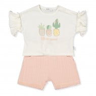 Комплект Bebetto Футболка Шорты K4816 Pink