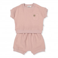 Комплект Bebetto Футболка Шорты Pink K4882