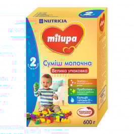 Смесь молочная сухая Milupa 2, 600 г