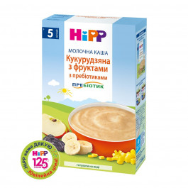 Каша органическая молочная HiPP Кукурузная с фруктами 250 г 