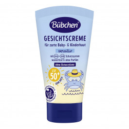 Солнцезащитный крем для лица Bubchen Sensitiv SPF 50 50 мл