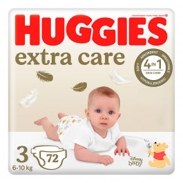Подгузники Huggies Extra Care 3 Mega (6-10 кг) 72 шт 