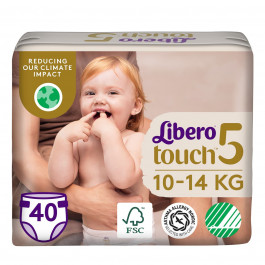 Подгузники Libero Touch Размер 5 (10-14 кг), 40 шт