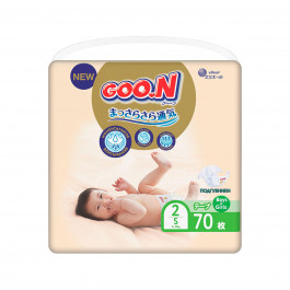 Подгузники Goo.N Premium Soft Размер S (4-8 кг) 70 шт