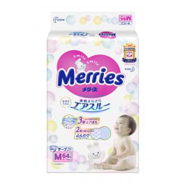 Подгузники Merries Размер M (6-11 кг) 64 шт