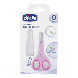 Ножнички Chicco с колпачком (розовые) 