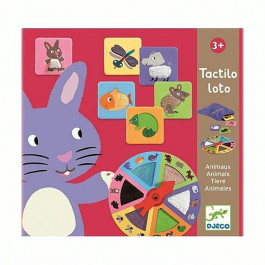Настольная игра Djeco Тактильное лото Животные