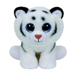 Мягкая игрушка TY Beanie Babies Белый Тигренок Tundra, 15 см