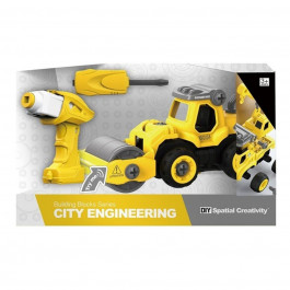 Конструктор DIY Spatial Creativity Каток с электродвигателем 33 эл