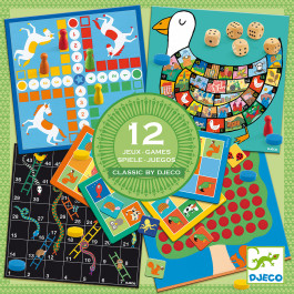 Набор классических игр Djeco 12 в 1