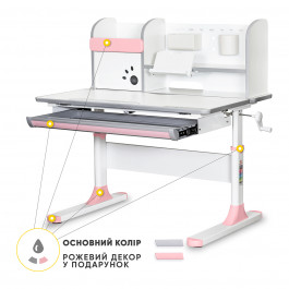 Стол Mealux Edmonton Multicolor PN с полкой