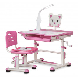 Комплект Mealux Evo-kids Парта Стул Лампа BD-04 P XL Teddy