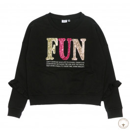 Свитшот Blukids Bio Cottton Fun Black, р. 158