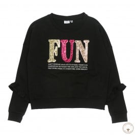 Свитшот Blukids Bio Cottton Fun Black, р. 170