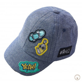 Кепка BluKids Bio Cotton Yeah Chambray Blue, р. 46-48