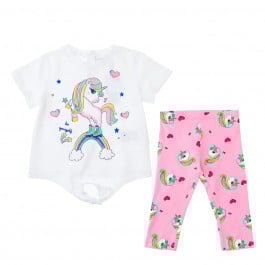 Комплект BluKids Футболка Леггинсы Be Yourself, р. 80
