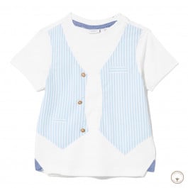 Футболка BluKids Bio Cotton Strip, р. 80