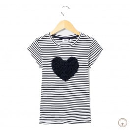 Футболка BluKids Bio Cotton Cuore Della Notte, р. 110