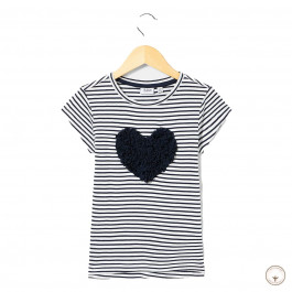 Футболка BluKids Bio Cotton Cuore Della Notte, р. 128