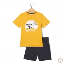 Комплект BluKids Bio Cotton Футболка Шорты Like to Swim, р. 98