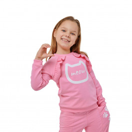 Свитшот Smil Meow pink, р. 104