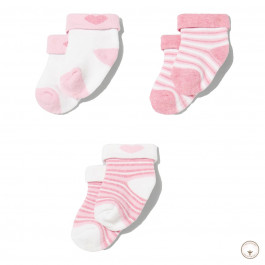 Набор носков BluKids Bio Cotton Bebe Tierno 3 шт, р. 68-74