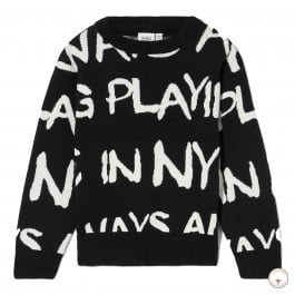 Свитер BluKids Better Cotton Play in Black, р. 110