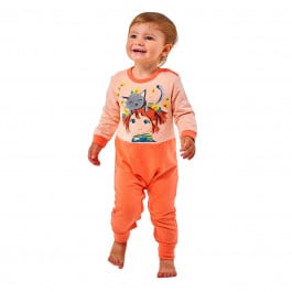 Комбинезон утепленный Smil 108661 Cat&Girl Peach, р. 86