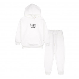 Костюм спортивный утепленный Flamingo Its nice Milk 122-140, р. 128