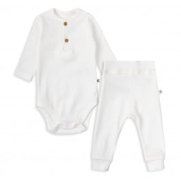 Комплект Krako Боди Штаны Fun walk white, р. 62-68