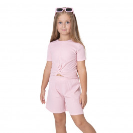 Комплект Mevis Футболка Шорты Stylish accent pink, р. 110