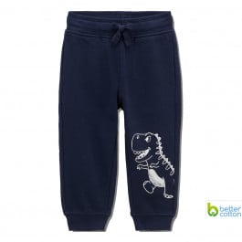 Штаны BluKids Bio Cotton Cheerful dinosaur blue, р. 92