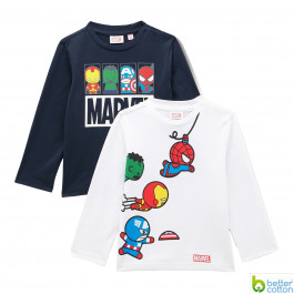 Набор джемперов BluKids Better Cotton Tiny Marvel 2 шт, р. 92